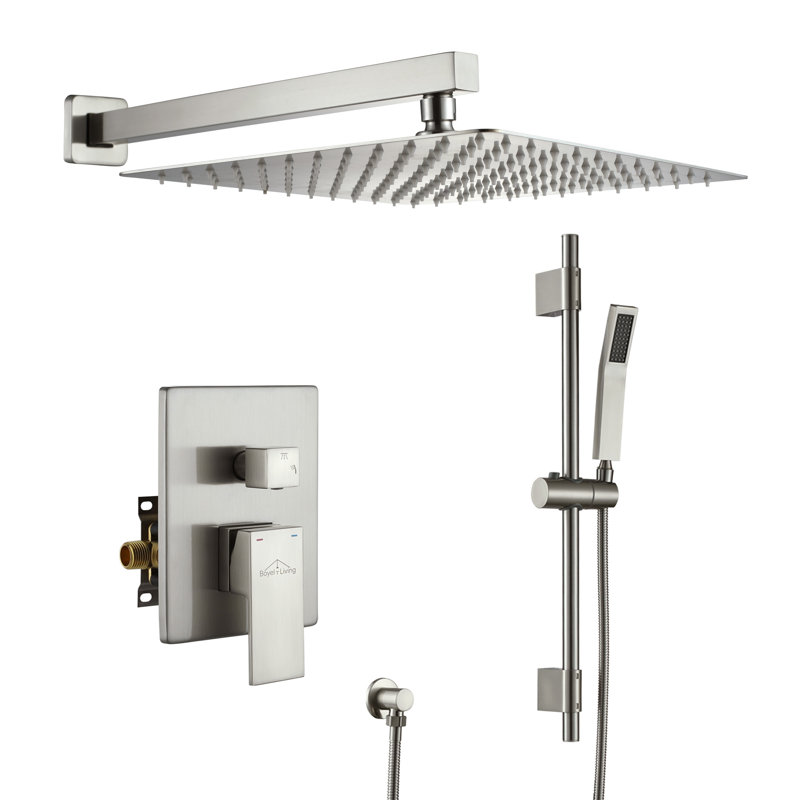 All-In-One Kit with Rough in-Valve, Brushed Nickel