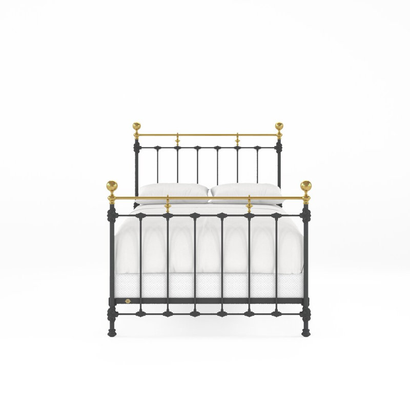 152 Excelsior Bed | Complete Standard, Full / Double, Manhattan/Light Gold