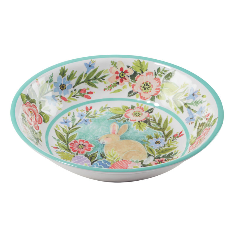 Joy of Easter Multicolor Melamine All Purpose Bowls Set of 6