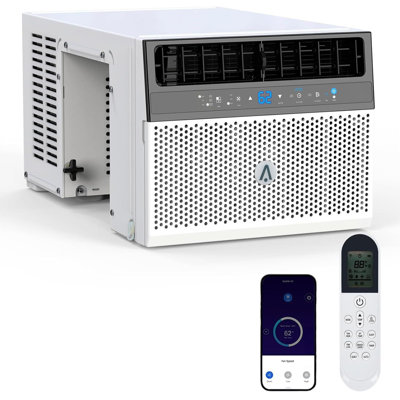 Climatiseur de fenêtre en U ultra silencieux 6000 BTU - refroidissement 3 en 1, écoénergétique, contrôle de l'application WiFi