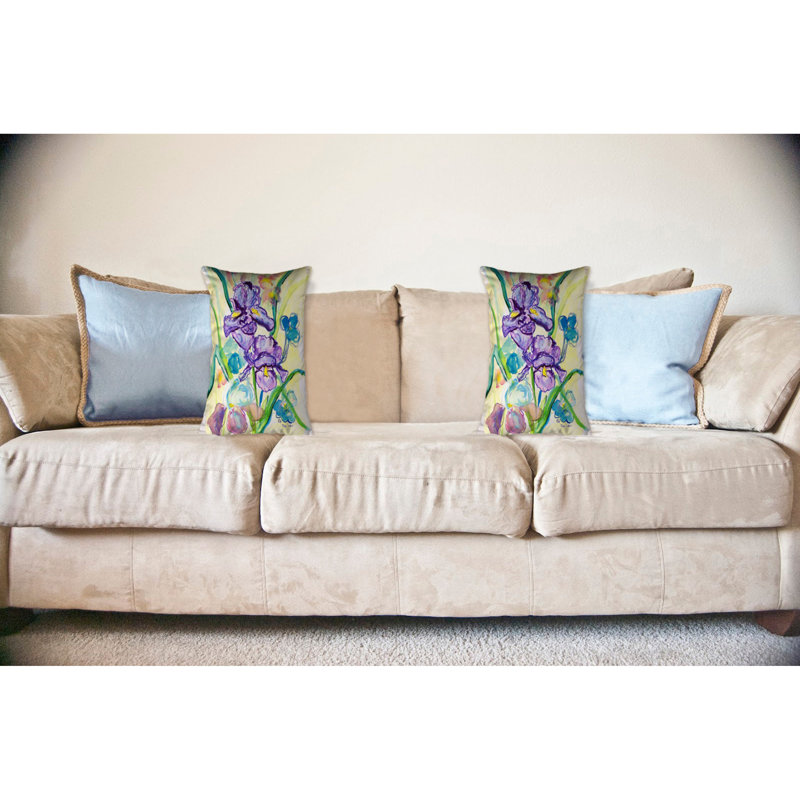 Coussin lombaire intérieur/extérieur Two Irises