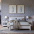 Ensemble de chambre avec grand lit plateforme en bois massif Loft