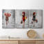 City City I - ensemble de 3 reproductions sur toiles tendues-2034328020