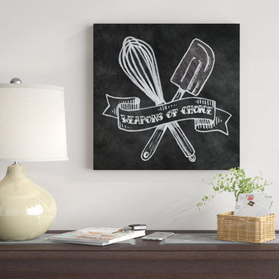 «Retro Bakery Chalk IV» par Mary Urban - reproduction d'art sur toile non encadrée