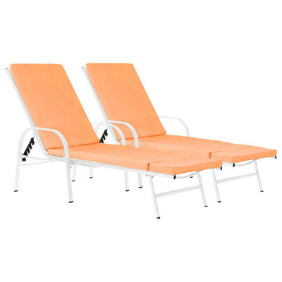 194.5cm Long Single Chaise with Cushions
