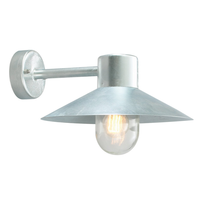 Wendover Outdoor Barn Light, Galvanized