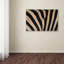 Art mural sur toile tendue - Bibliothèque murale «Zebra Skin» par Robert Harding pour décor de salon, chambre à coucher ou bureau-24190822