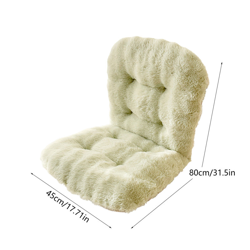 Winter Use Integrated Office Chair With Thickened Seat And Backrest Cushions Suitable For Home Office And Dormitory Use