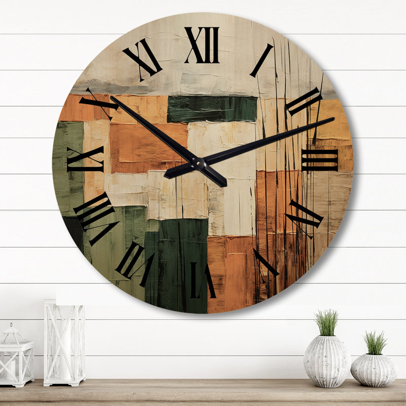 Horloge murale cubique Cubism, Grand