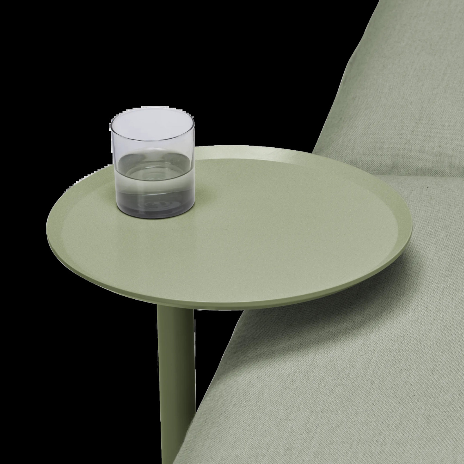 Terra 14 " Patio Side Table, Olive