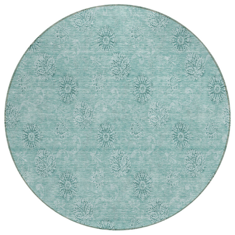 Leis Floral Indoor Rug