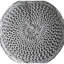 Pouf tricoté en tricot gris pour un salon paisible - 20 po x 20 po x 14 po, aucun assemblage requis avec détails fins 20 po x 20 po x 14 po, maison moderne