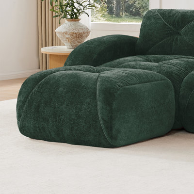 Repose-pieds, siège de rechange et décoration en velours pour repose-pieds en velours