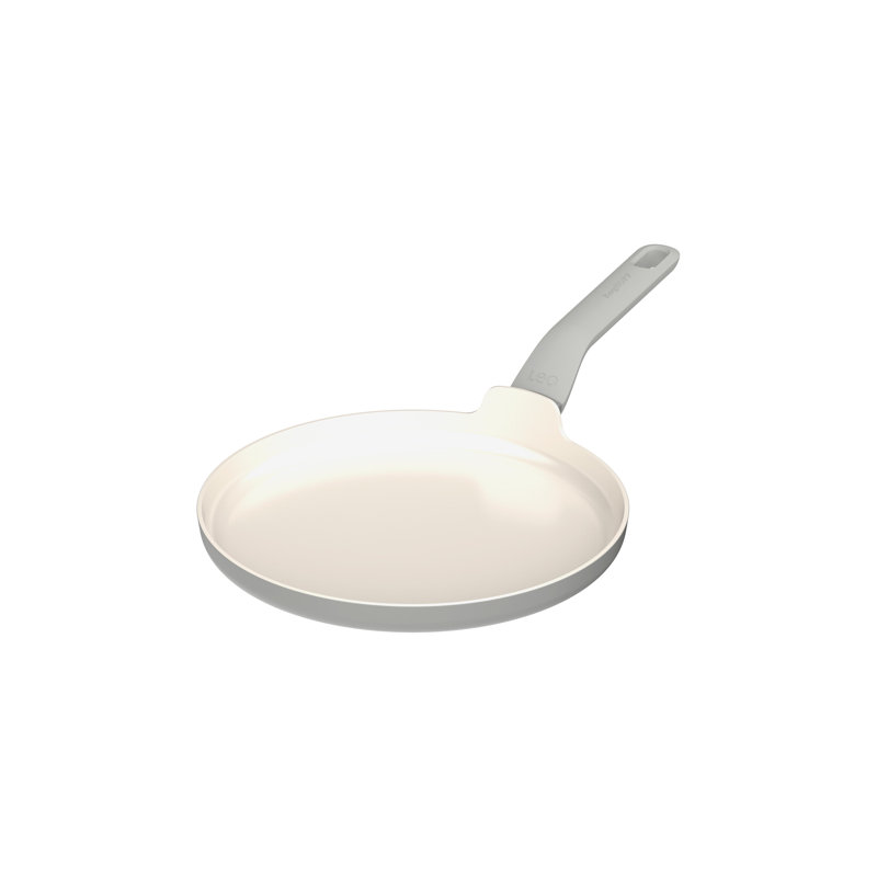 BergHOFF Balance Non-stick Ceramic Omelette pan 10", Recycled Aluminum, Moonmist, Grey