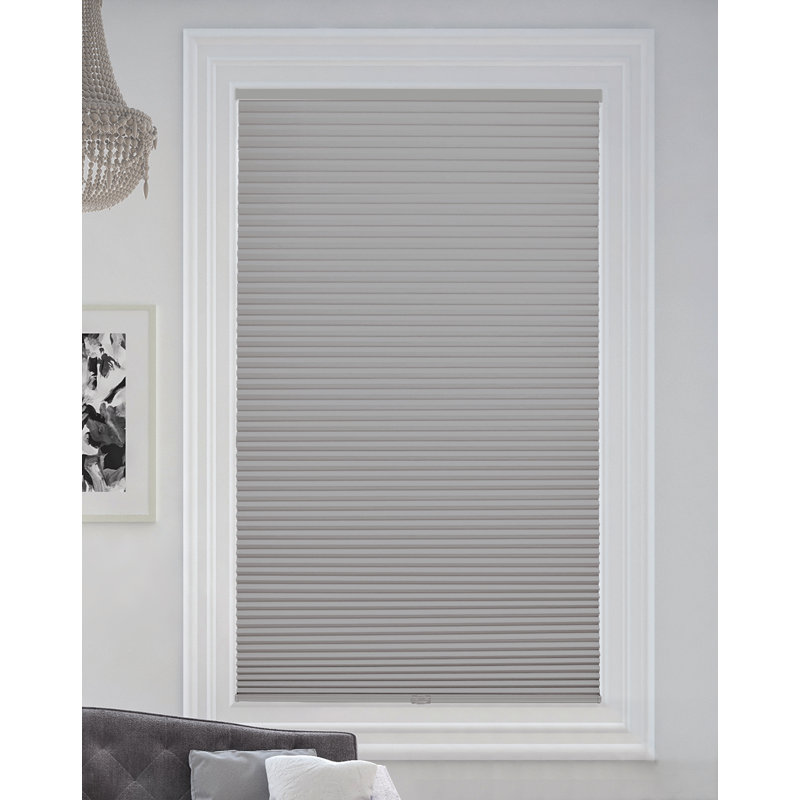 Store alvéolaire alvéolaire en nid d'abeille, Gris luisant, L 36 po, L 72 po