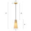 Luminaire suspendu pour cuisine en faux marbre-18608719