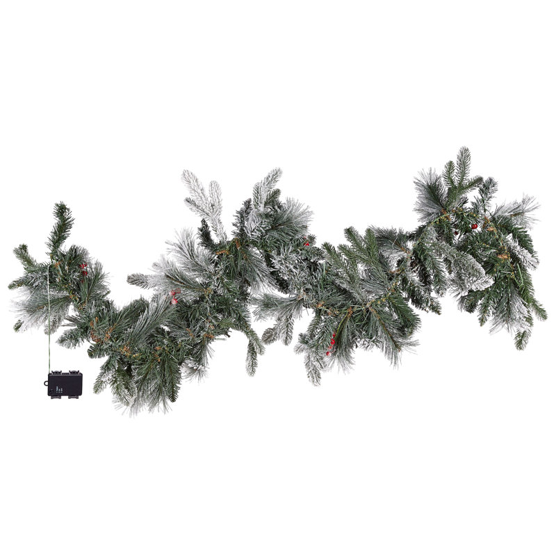 Snowy Christmas Garland, 180 cm