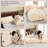 Velet Wedge Bed Rest with Head Roll Pillow-112474259-112474261