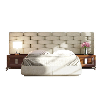 Ensemble de chambre à coucher Annalya Bedor104, 3 pièces