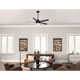 52" Aerodyne 5 - Blade Smart Standard Ceiling Fan with Lights and Remote