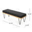 Banc de loisirs en tissu Nordic