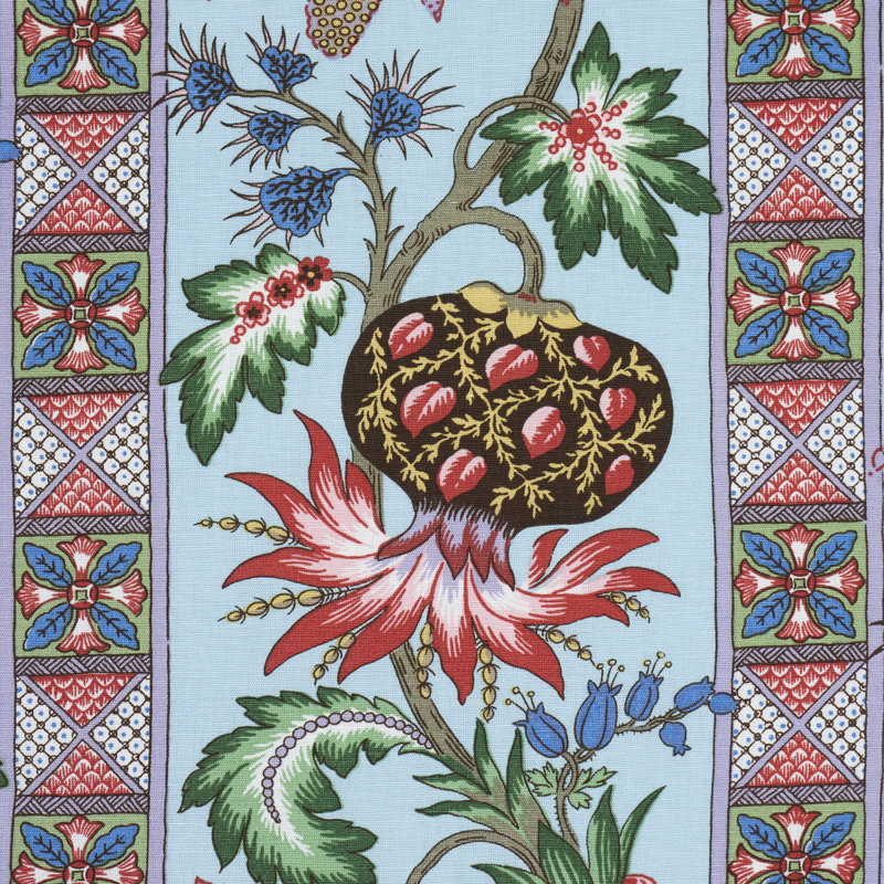 Bailey Botanical Fabric, Azure