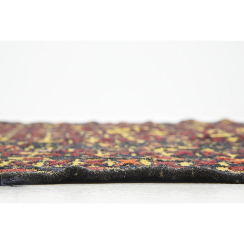 Tapis beige à la main en laine 4 pi 2 po x 5 pi 10 po one-of-kind-noué la Warminster