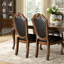 Chaise d'appoint en cuir synthétique Chateau De Ville-813328151-813327448