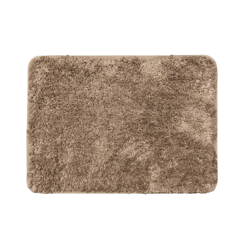 Bling Sparkle Bath Mat Non Slip 40 x 60cm, Brown