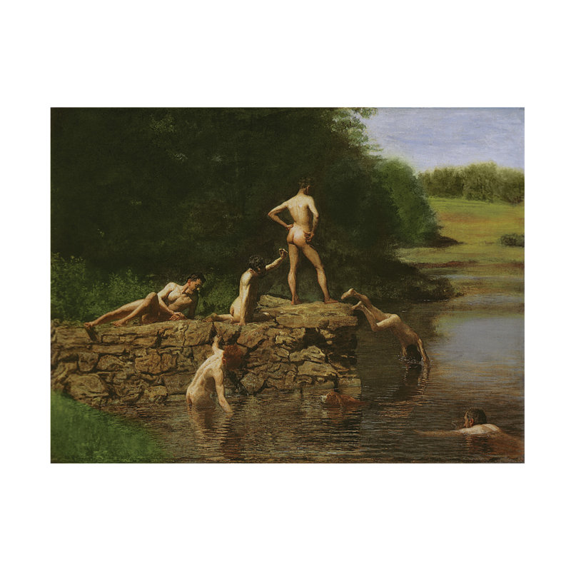 Art sur toile, Thomas Cowperthaiti Eakins, 1885, H 18 po x l 24 po