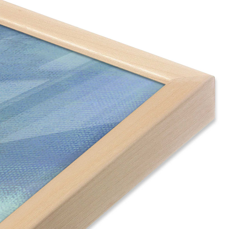 Luminscent Dusk II, H 21 po x l 17 po, Cadre ouvert en érable brut