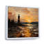 Phare au coucher du soleil, balise II - art mural Coastal Sunset-250964459-250964463