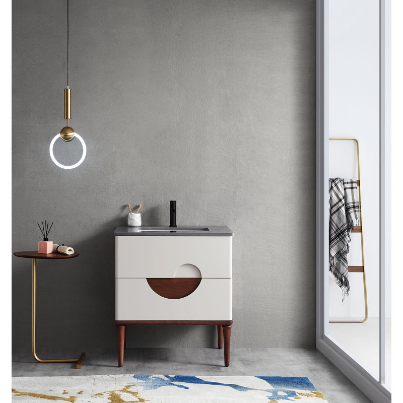 Burano 30" W Single Vanity, Beige