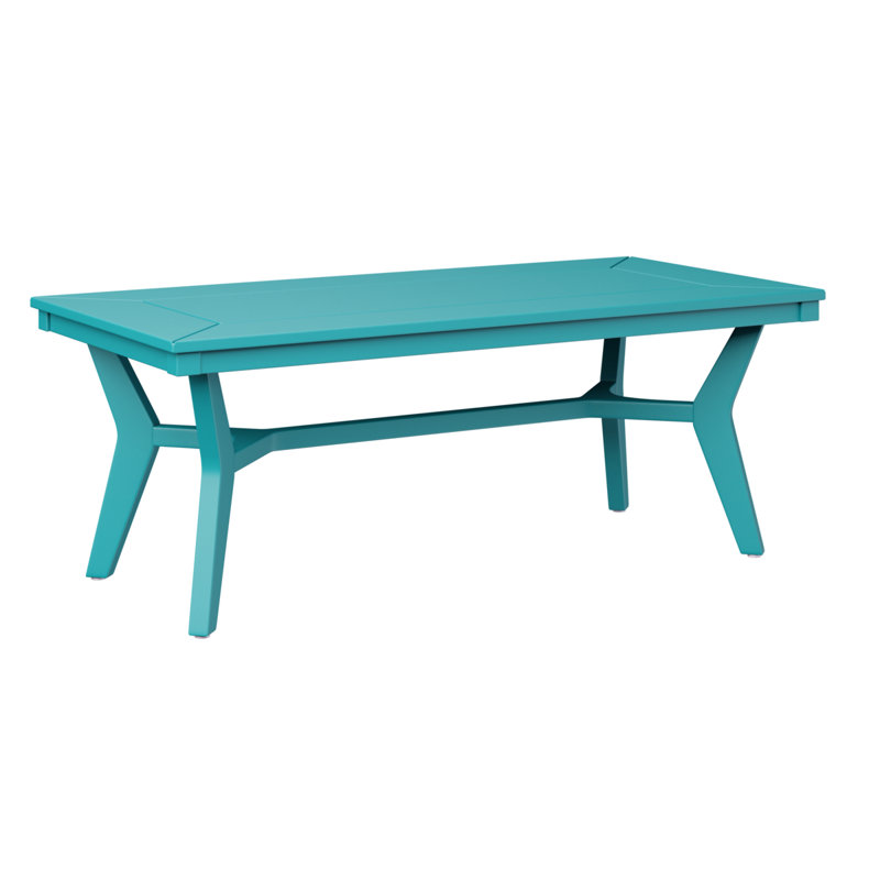 Mayhew Outdoor Coffee Table, Aruba Blue