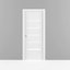 Porte blanche en verre givré Quadro-50040001