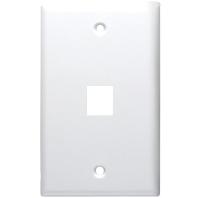 No Subject 1 - Gang Single Outlet Standard Wall Plate
