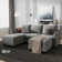 Manusite Modular Reversible Sectional Sofa Upholstered Sofa Couch with Chaise