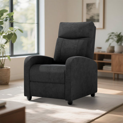 Fauteuil inclinable ajustable - Fauteuil simple en tissu de lin et de coton respirant pour adultes, parfait pour la détente dans le salon