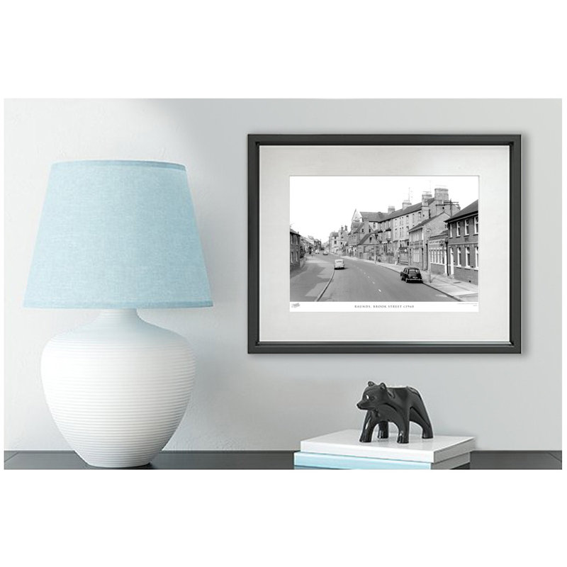 Raunds, Brook Street C1960 - Single Picture Frame Print, 40cm H x 50cm W x 2.3cm D