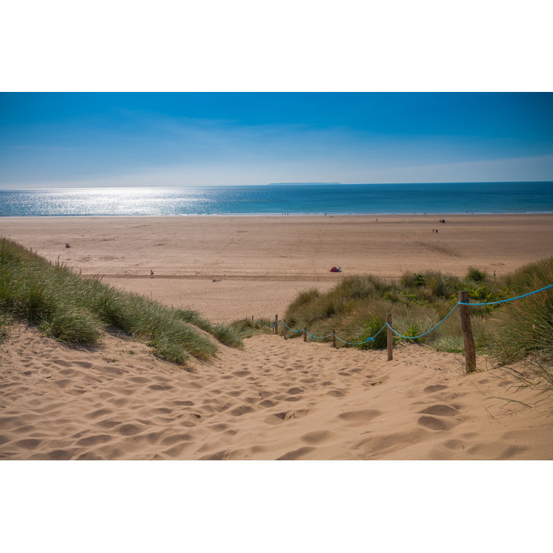 Sand Of Devon by Fingerszz - Wrapped Canvas Print, 51cm H x 76cm W