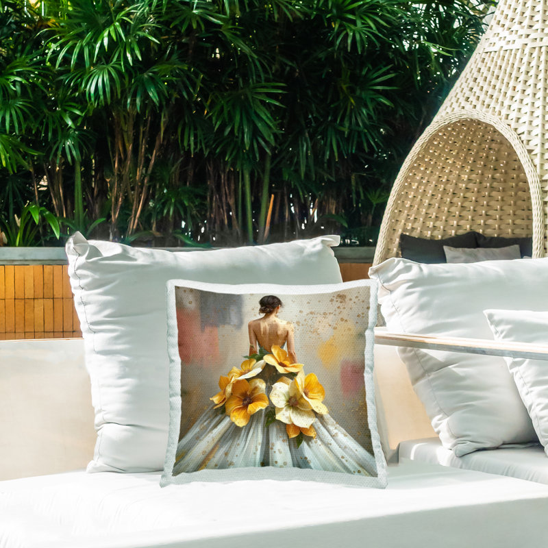 Coussin Opulent, imprimé par Kim Allen