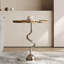 Table de bout moderne en acier inoxydable
