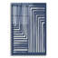 Art mural en verre Ebern Designs «Blue Sunset 3» par Laura Marshall-1923090384