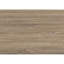 Table ronde élégante pour chambre à coucher - Style taupe et métal