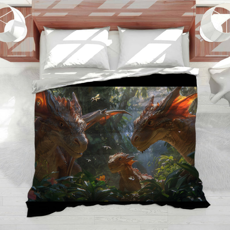 Édredon Dragons, Édredon simple