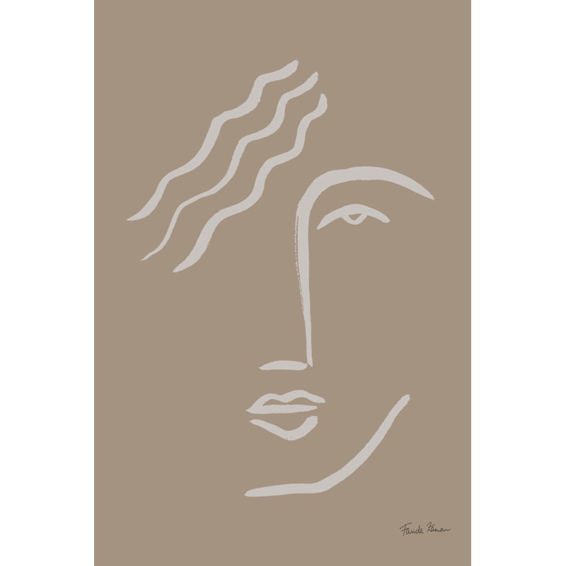 Neutral Faces I 1 Piece Wrapped Canvas Wall Art, 76cm H x 51cm W
