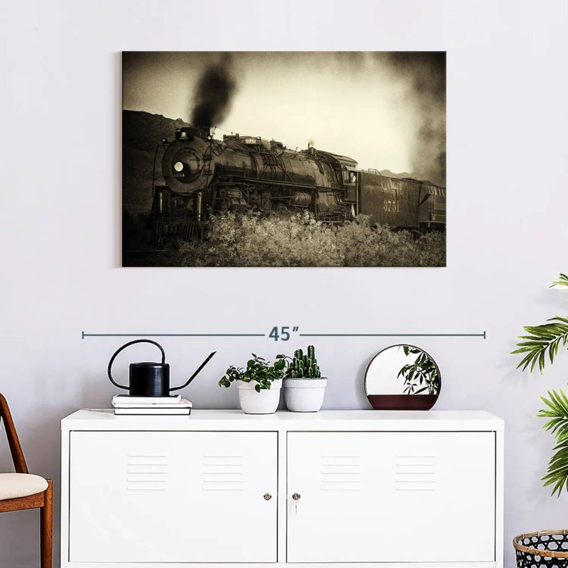Mehar Train Arrival I, 24" H x 36" W