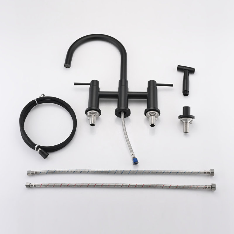 Himimi Kitchen Faucet, Matte Black