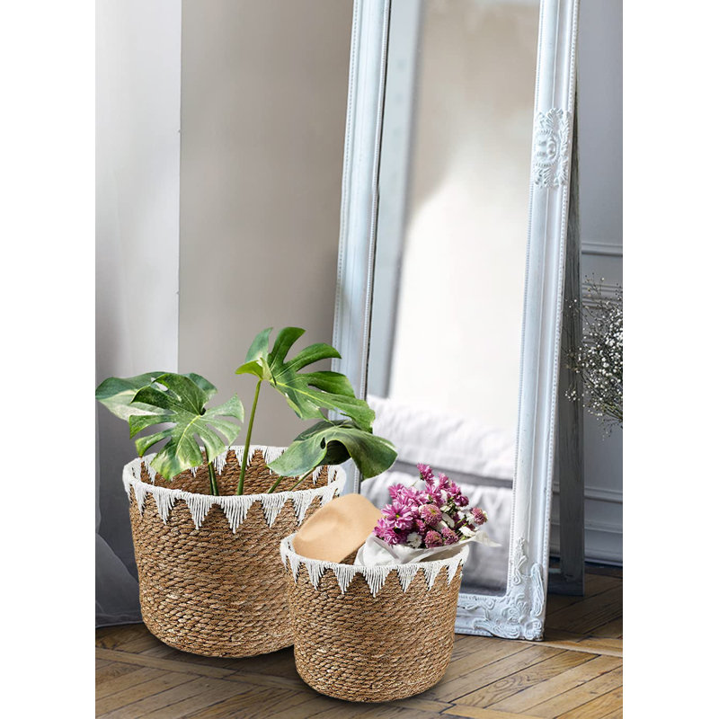 One Allium Way® Rimma Jute / Sisal Decorative Basket