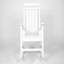 Chaise berçante d'extérieur avec texture bois-130818300